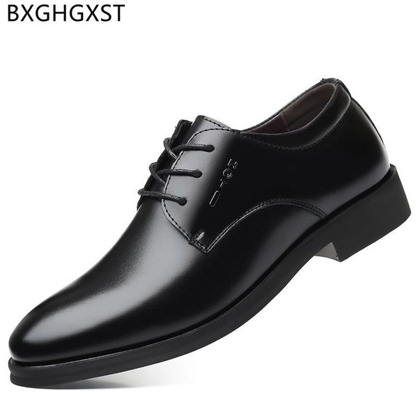dress shoes leather breathable cowhide casual business son man true versatile pointed lace-up wedding, Black
dress shoes leather breathable cowhide casual business son man true versatile pointed lace-up wedding, Black