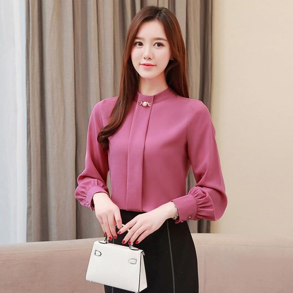 women's blouses & shirts blusas mujer de moda 2021 long sleeve chiffon blouse women womens and feminina plus size work wear ladies ol, White
women's blouses & shirts blusas mujer de moda 2021 long sleeve chiffon blouse women womens and feminina plus size work wear ladies ol, White