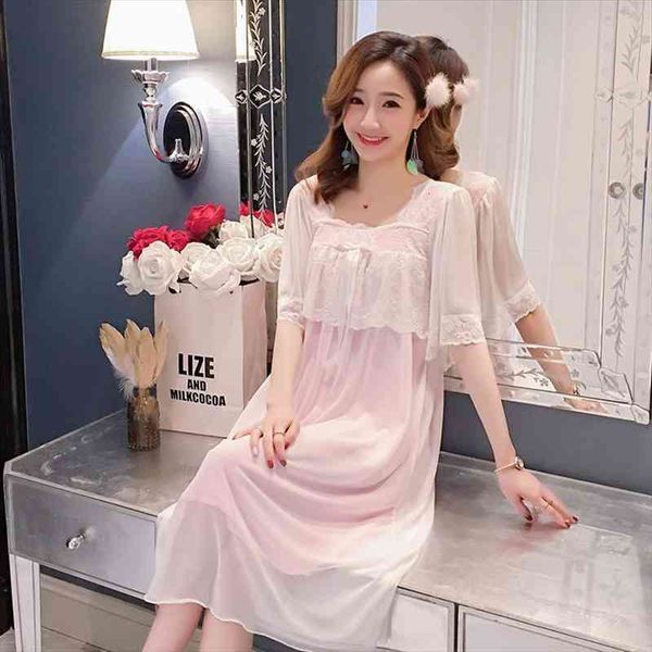 summer fashion white nightgown for women short sleeve cute princess lace home dress sleepwear night dress nightdress nighty, Black;red
summer fashion white nightgown for women short sleeve cute princess lace home dress sleepwear night dress nightdress nighty, Black;red