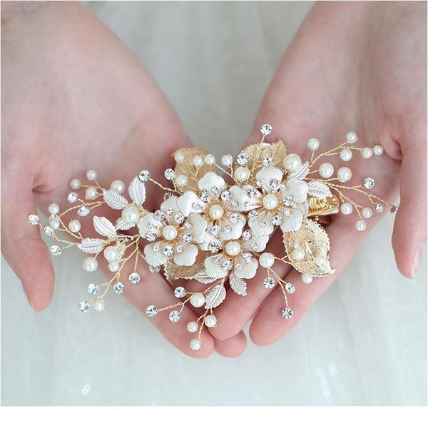 trendy flower wedding hair accessories pearl rhinestone hairpin headdress handmade bridal tiara jewelry woman prom hair jllzvw
trendy flower wedding hair accessories pearl rhinestone hairpin headdress handmade bridal tiara jewelry woman prom hair jllzvw