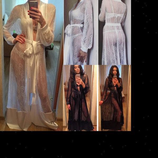 womens clothing women long silk kimono dressing gown bath robe babydoll lace transparent nightdress, White
womens clothing women long silk kimono dressing gown bath robe babydoll lace transparent nightdress, White