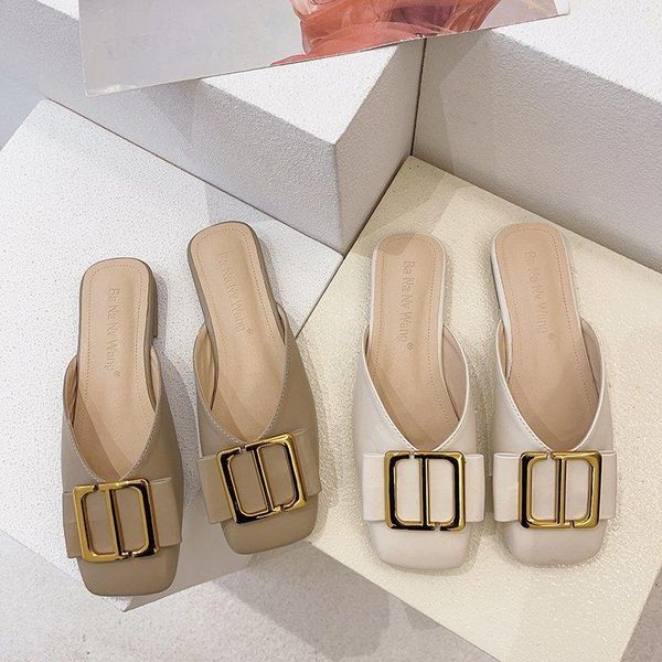 women slippers for women slippers fashion metal decoration shoes flat shoes for high heels 2021 summer new, Black
women slippers for women slippers fashion metal decoration shoes flat shoes for high heels 2021 summer new, Black