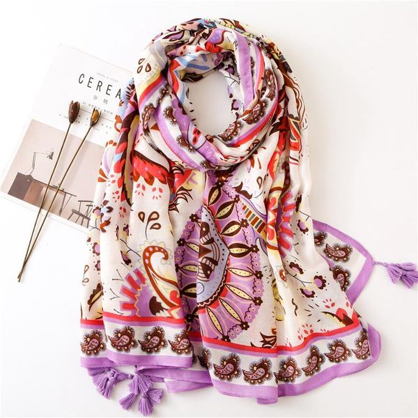 scarves lovely purple garden polka floral tassel viscose shawl scarf lady wrap pashminas stole muslim hijab sjaal 180*90cm, Blue;gray
scarves lovely purple garden polka floral tassel viscose shawl scarf lady wrap pashminas stole muslim hijab sjaal 180*90cm, Blue;gray
