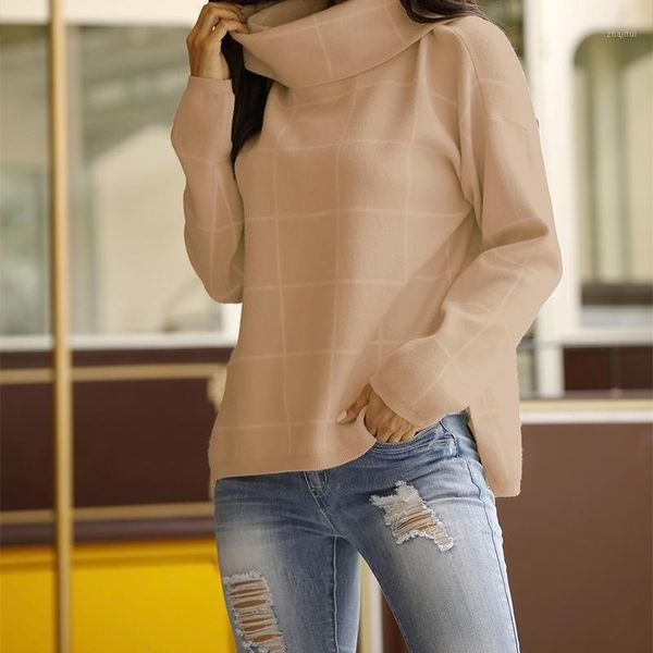 plaid knitted turn-down collar women sweater split ruched jumper female casual loose women's sweaters, White;black
plaid knitted turn-down collar women sweater split ruched jumper female casual loose women's sweaters, White;black