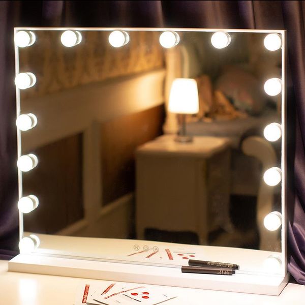 hollywood led bulb mirror princess mirror beauty vanity light 3 color makeup adjustable touch screen
hollywood led bulb mirror princess mirror beauty vanity light 3 color makeup adjustable touch screen