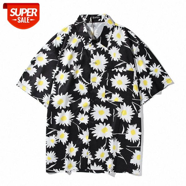 all-match full-print daisy short-sleeved shirt japanese retro oversize couple loose holiday #o52c, White;black
all-match full-print daisy short-sleeved shirt japanese retro oversize couple loose holiday #o52c, White;black