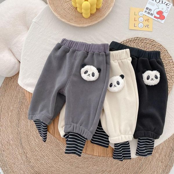 trousers wlg boys girls winter pants kids velvet thick cartoon panda patchwork fake two baby warm bottoms, Blue
trousers wlg boys girls winter pants kids velvet thick cartoon panda patchwork fake two baby warm bottoms, Blue