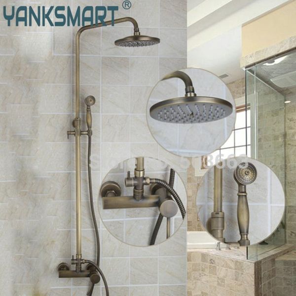 bathroom shower sets yanksmart antique brass 8 inch rainfall head faucet set bathtub sink faucets,mixers & taps
bathroom shower sets yanksmart antique brass 8 inch rainfall head faucet set bathtub sink faucets,mixers & taps