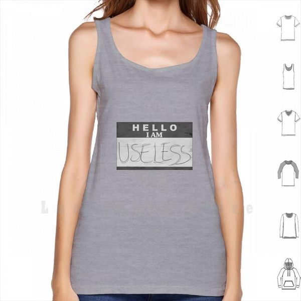 hello i am useless mens tank vest 100% cotton sad depression depress depressed, White;black
hello i am useless mens tank vest 100% cotton sad depression depress depressed, White;black