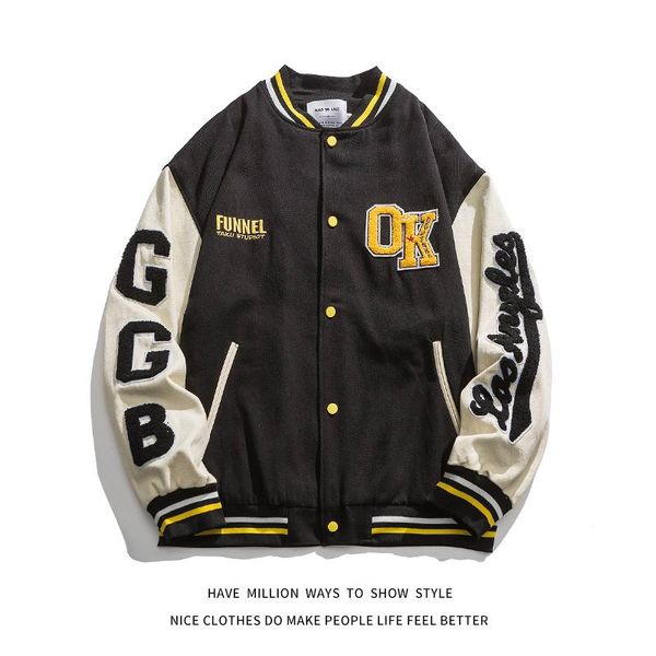 men's jackets 2021 embroid spring&autumn denim loose oversized boyfriend style baseball jacket women's coat bomber varsity couple, Black;brown
men's jackets 2021 embroid spring&autumn denim loose oversized boyfriend style baseball jacket women's coat bomber varsity couple, Black;brown