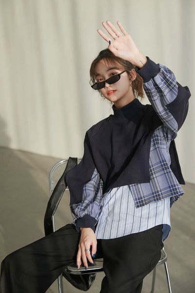 2021 new autumn sweatshirt plaid hoodies women patchwork turtleneck long sleeve pullover korean style clothes pj70, Black
2021 new autumn sweatshirt plaid hoodies women patchwork turtleneck long sleeve pullover korean style clothes pj70, Black