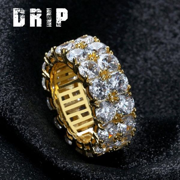 cluster rings drip 2 row cz ring for men women gold silver color iced out charm round band classic hip hop lovers jewelry gifts, Golden;silver
cluster rings drip 2 row cz ring for men women gold silver color iced out charm round band classic hip hop lovers jewelry gifts, Golden;silver