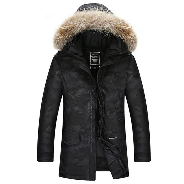 Men's duck down et, fashionable warm and thick casual waterproof coat, NF2, winter, 90%, Black
Men's duck down et, fashionable warm and thick casual waterproof coat, NF2, winter, 90%, Black