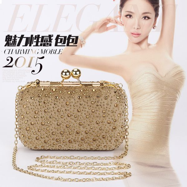 fashion evening bag double sided drill hand holding one shoulder cross chain dinner small square
fashion evening bag double sided drill hand holding one shoulder cross chain dinner small square