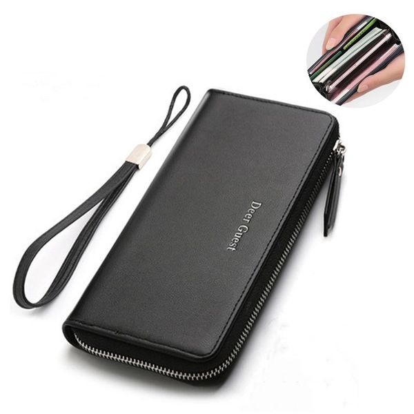 wallets men's purse wallet card holder pu leather clutch bag long business zipper large capacity money for male k114, Red;black
wallets men's purse wallet card holder pu leather clutch bag long business zipper large capacity money for male k114, Red;black