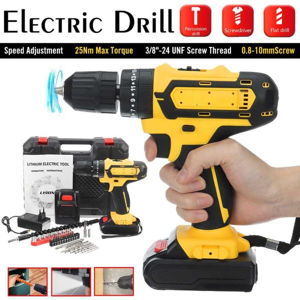 professiona electric drills 21v 25+3 nm. drill cordless screwdriver wireless power tools impact set with lithium battery
professiona electric drills 21v 25+3 nm. drill cordless screwdriver wireless power tools impact set with lithium battery