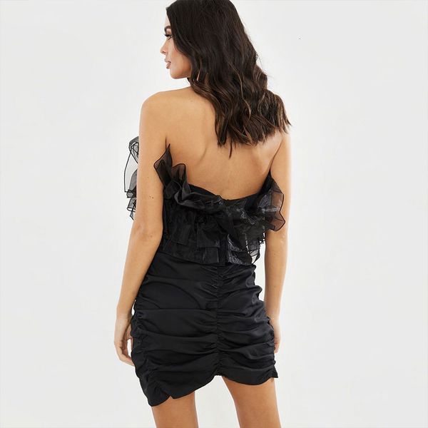 2021 new elegant sleeveless backless ruched bodycon mini mesh ruffled off shoulder party club ny 5zoa, Black;gray
2021 new elegant sleeveless backless ruched bodycon mini mesh ruffled off shoulder party club ny 5zoa, Black;gray