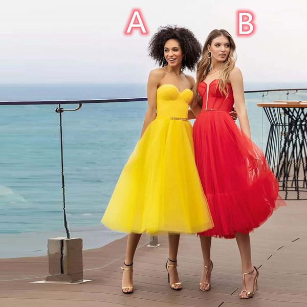 modern a line tulle homecoming dresses with sash sweetheart graduation party birthday gowns back tea length short prom vestidos, Blue;pink
modern a line tulle homecoming dresses with sash sweetheart graduation party birthday gowns back tea length short prom vestidos, Blue;pink
