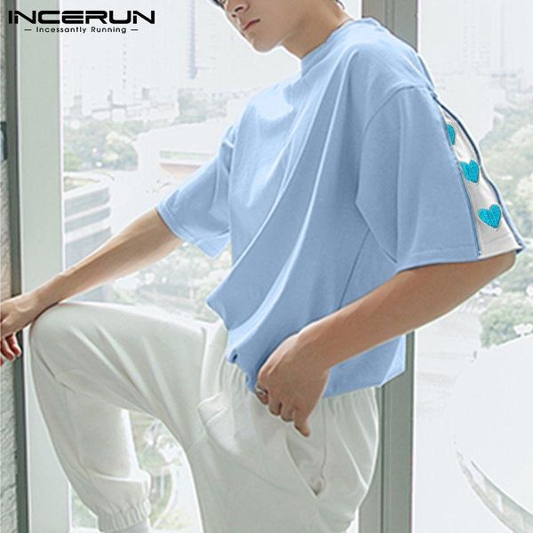 men's t-shirts 2021 fashion men casual t shirt zipper patchwork o neck short sleeve tee korean streetwear loose clothing s-5xl incerun, White;black
men's t-shirts 2021 fashion men casual t shirt zipper patchwork o neck short sleeve tee korean streetwear loose clothing s-5xl incerun, White;black