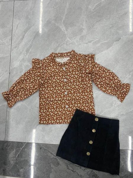 2-7y spring kids baby girls fashion 2-piece outfit set long sleeve floral print +skirt set autumn clothes, White
2-7y spring kids baby girls fashion 2-piece outfit set long sleeve floral print +skirt set autumn clothes, White