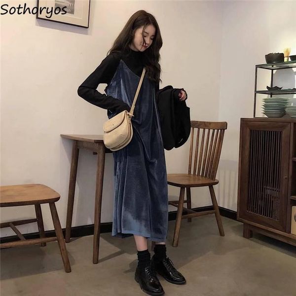 casual dresses women velvet sleeveless spaghetti strap mid-calf dress lovely solid elegant party vestido students fashion vintage, Black;gray
casual dresses women velvet sleeveless spaghetti strap mid-calf dress lovely solid elegant party vestido students fashion vintage, Black;gray