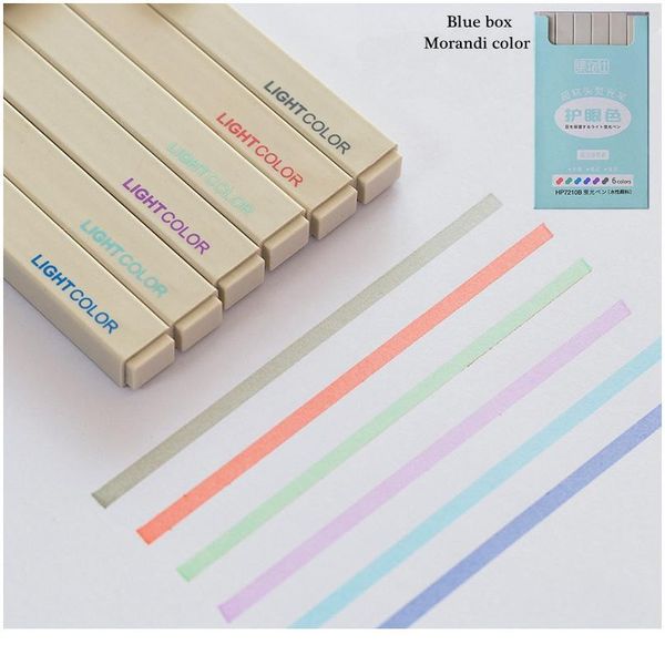 6/12pcs/set super soft color highlighter pen morandi pastel colors brush tip fluorescent marker pen for office school jllfrd
6/12pcs/set super soft color highlighter pen morandi pastel colors brush tip fluorescent marker pen for office school jllfrd