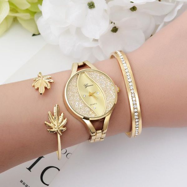 wristwatches 2021 luxury watch women's quartz set with diamond bracelet fashion for women reloj watches, Slivery;brown
wristwatches 2021 luxury watch women's quartz set with diamond bracelet fashion for women reloj watches, Slivery;brown