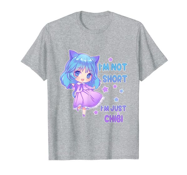 anime i'm not short i'm just chibi pastel goth otaku gift t-shirt, White;black 
anime i'm not short i'm just chibi pastel goth otaku gift t-shirt, White;black
