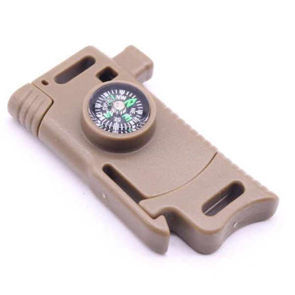 1pcs side release whistle compass buckle scraper parachute 550 rope umbrella rope bracelet outdoor camp backpack survival kit
1pcs side release whistle compass buckle scraper parachute 550 rope umbrella rope bracelet outdoor camp backpack survival kit