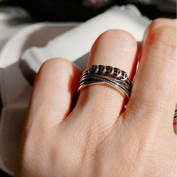 wedding rings simple retro lucky money coin woven antique 925 sterling silver adjustable for women fashion trendy turkish jewelry gift, Slivery;golden
wedding rings simple retro lucky money coin woven antique 925 sterling silver adjustable for women fashion trendy turkish jewelry gift, Slivery;golden