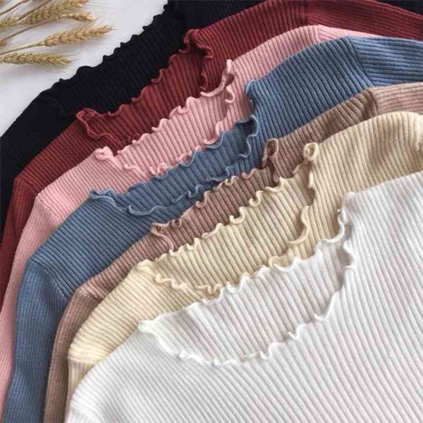 o neck ruched women sweater high elastic solid fall winter fashion slim knitted pullovers pull femme, White;black
o neck ruched women sweater high elastic solid fall winter fashion slim knitted pullovers pull femme, White;black