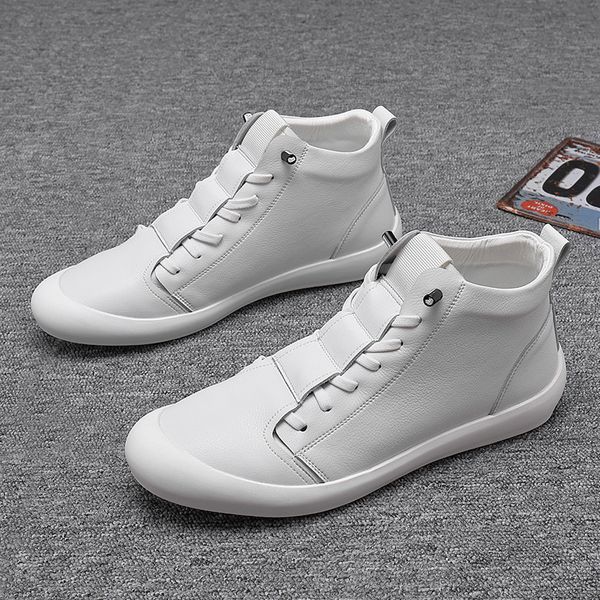 100% genuine leather shoes men high sneakers ins fashion men white shoes cool street young man footwear male sneakers 785, Black;white
100% genuine leather shoes men high sneakers ins fashion men white shoes cool street young man footwear male sneakers 785, Black;white