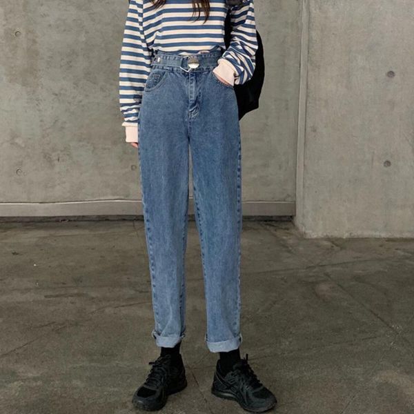 women's jeans high waist casual plus size spring and autumn 2021 loose wild thin straight leg pants mom trousers, Blue
women's jeans high waist casual plus size spring and autumn 2021 loose wild thin straight leg pants mom trousers, Blue