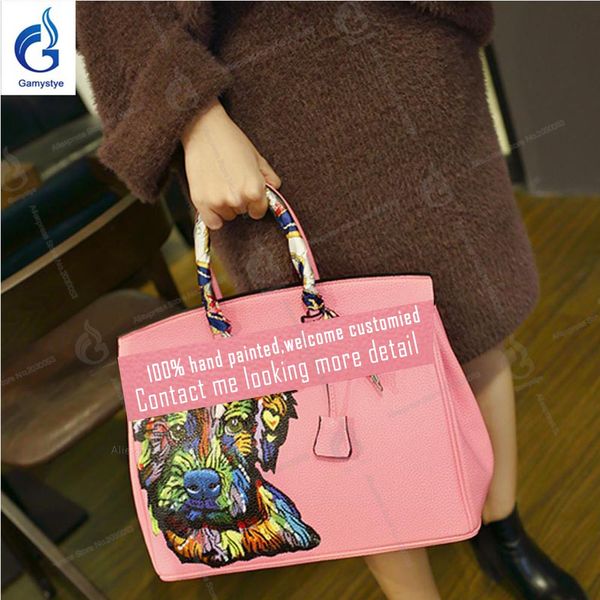 new custom graffiti multicolor pet dog handbags luxury totes women bags handbag really togo leather genuine leather shoulder bag, Black;red
new custom graffiti multicolor pet dog handbags luxury totes women bags handbag really togo leather genuine leather shoulder bag, Black;red