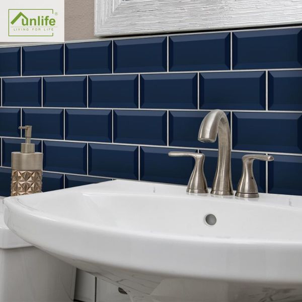 wall stickers funlife® navy blue decor home tile sticker easy to clean self-adhesive waterproof kitchen backsplash peel & stick
wall stickers funlife® navy blue decor home tile sticker easy to clean self-adhesive waterproof kitchen backsplash peel & stick
