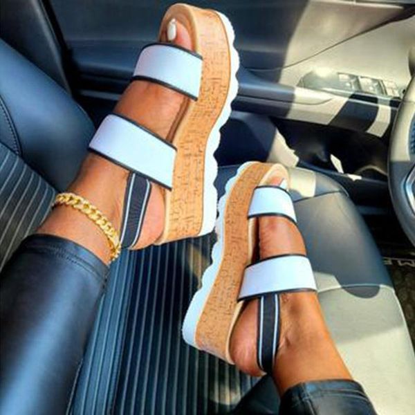sandals platform shoes women cork sole heels simplicity stylish ladies thick bottem flats female, Black
sandals platform shoes women cork sole heels simplicity stylish ladies thick bottem flats female, Black