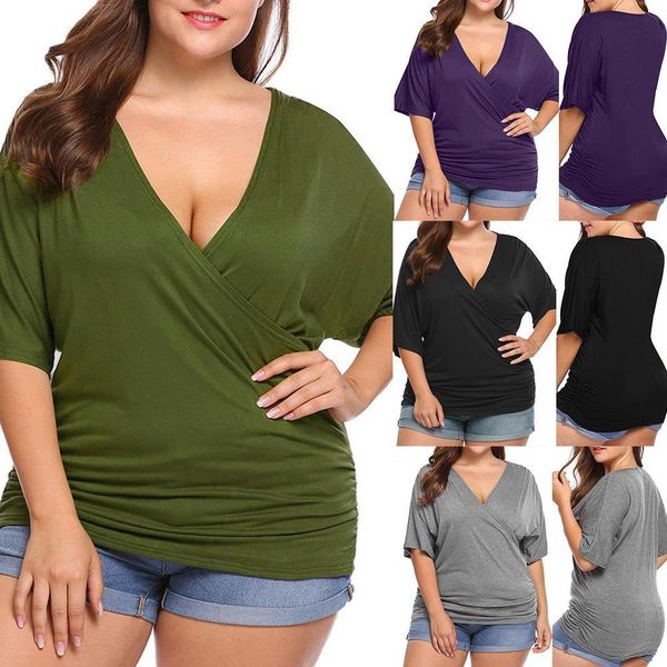 5xl plus size solid colour t-shirt tshirtswomen v-neck loose tee shirts femme casual loose ladies summer tee woman, White
5xl plus size solid colour t-shirt tshirtswomen v-neck loose tee shirts femme casual loose ladies summer tee woman, White