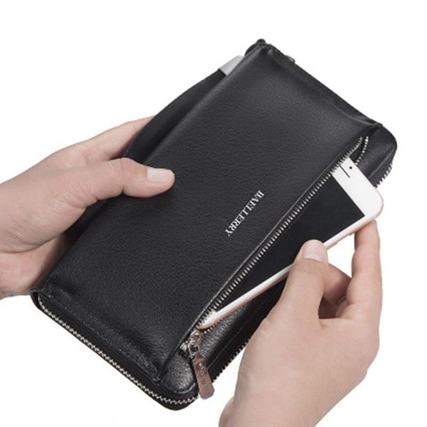 wallets style men's wallet casual long mobile phone bag fashion business zipper multifunctional clutch purse, Red;black
wallets style men's wallet casual long mobile phone bag fashion business zipper multifunctional clutch purse, Red;black