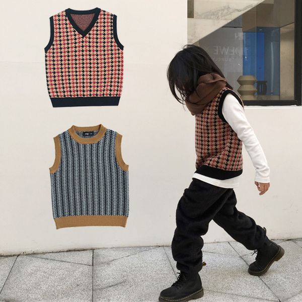 2021 kids knitted vest boys sweater new autumn winter toddler girls wool cotton v collar baby girl casual pullover warm tees vxzb, Blue
2021 kids knitted vest boys sweater new autumn winter toddler girls wool cotton v collar baby girl casual pullover warm tees vxzb, Blue