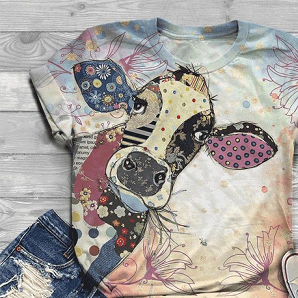 t shirt women harajuku women 2021 plus size women short sleeve 3d animal printed o neck t shirt mujer, White
t shirt women harajuku women 2021 plus size women short sleeve 3d animal printed o neck t shirt mujer, White