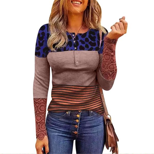 women's blouses & shirts casual o neck buttoned retro autumn long sleeve lace pullover mujer 2022 women spring leopard print patchwork, White
women's blouses & shirts casual o neck buttoned retro autumn long sleeve lace pullover mujer 2022 women spring leopard print patchwork, White