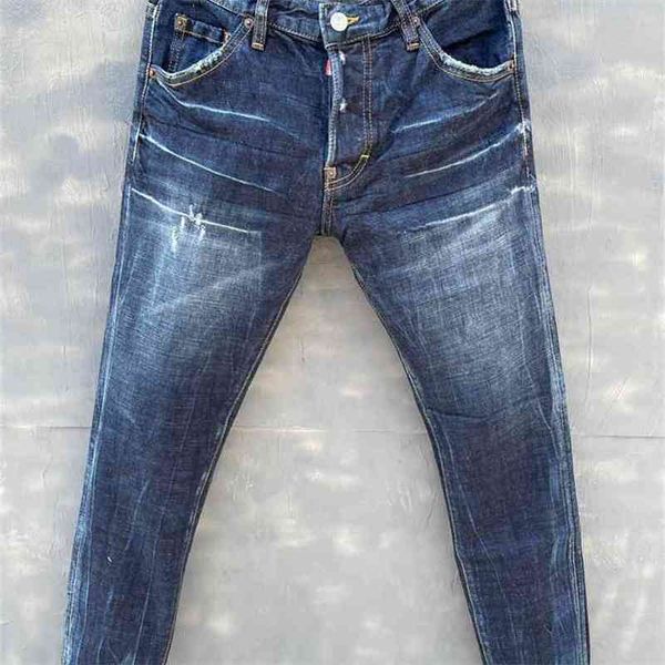 european dsq brand men italy jeans pants coolguy men slim stretch denim trousers blue hole pants for 021 210723 
european dsq brand men italy jeans pants coolguy men slim stretch denim trousers blue hole pants for 021 210723