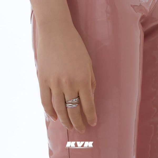 cluster rings kvk ring 925 silver female tide luxury high sense peach blossom fine fashion personality red jewelry accessories, Golden;silver
cluster rings kvk ring 925 silver female tide luxury high sense peach blossom fine fashion personality red jewelry accessories, Golden;silver
