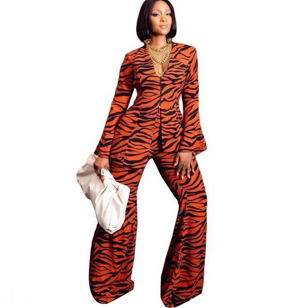 women's two piece pants y2k set women flare sleeve v neck outfits autumn fashion print elegant office lady wide leg pant suits 2021, White
women's two piece pants y2k set women flare sleeve v neck outfits autumn fashion print elegant office lady wide leg pant suits 2021, White