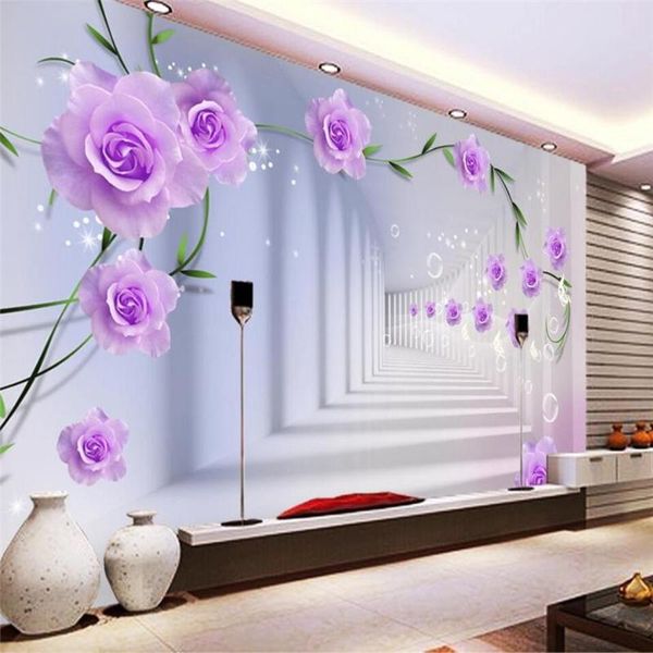 shuhiko beautiful purple rose 3d stereo tv background wall custom large-scale painting wallpaper papel de parede para quarto
shuhiko beautiful purple rose 3d stereo tv background wall custom large-scale painting wallpaper papel de parede para quarto