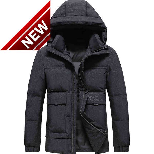 men's white duck down jacket vogue warm hooded thick stand collar coat male casual winter, Black
men's white duck down jacket vogue warm hooded thick stand collar coat male casual winter, Black