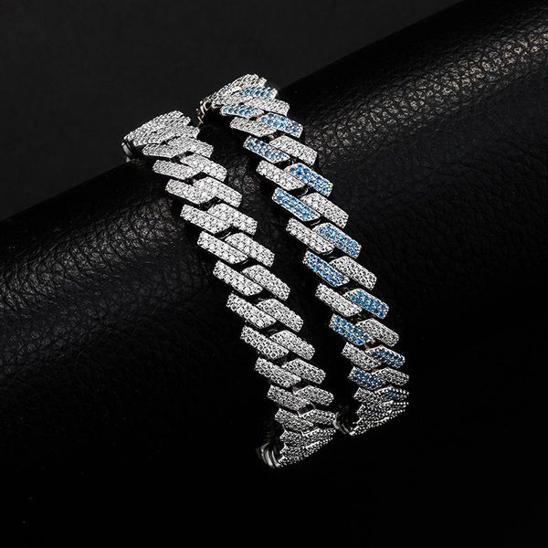 link, chain hip hop + cz zircon stone paved bling iced out 10mm rhombus curb miami cuban link bracelets for men rapper jewelry, Black
link, chain hip hop + cz zircon stone paved bling iced out 10mm rhombus curb miami cuban link bracelets for men rapper jewelry, Black