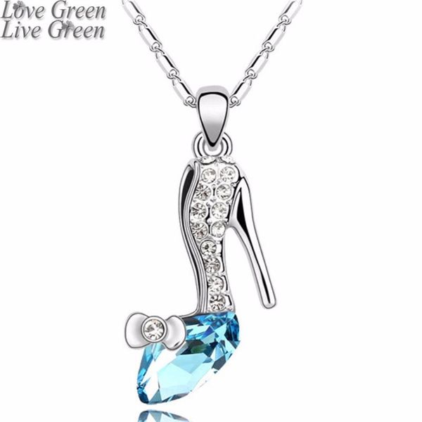 pendant necklaces 2021 wholesales women accessories party 18kgp austrian crystal high heel shoes necklace jewelry 84168, Silver
pendant necklaces 2021 wholesales women accessories party 18kgp austrian crystal high heel shoes necklace jewelry 84168, Silver