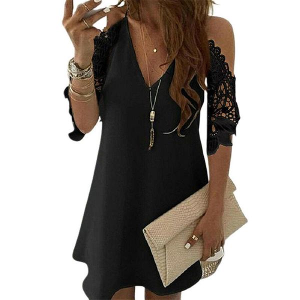 casual dresses women's 2021 a-line swing pullover solid color sundress plain lace dress cold off-the-shoulder v neck mini, Black;gray
casual dresses women's 2021 a-line swing pullover solid color sundress plain lace dress cold off-the-shoulder v neck mini, Black;gray