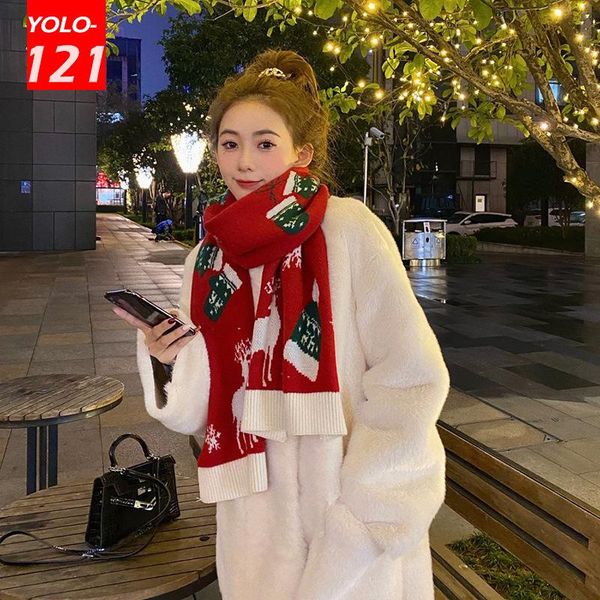 hats, scarves & gloves sets christmas deer knitted scarf female red thick warm student long gift green snowman, Blue;gray
hats, scarves & gloves sets christmas deer knitted scarf female red thick warm student long gift green snowman, Blue;gray